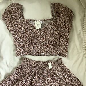 Floral 2 Piece Set NWT